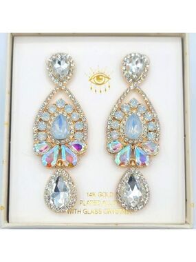 Eye Candy Earrings Gold Plated #547